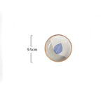 House of Eden Blue Leaf Dessert Plate 50ml Nestasia