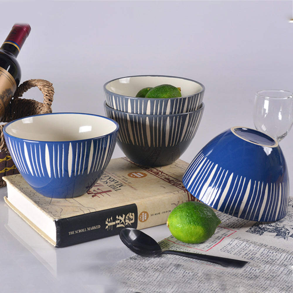 Celeste Azure Blue Bowl 550ml Nestasia