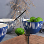Celeste Azure Blue Bowl 550ml Nestasia