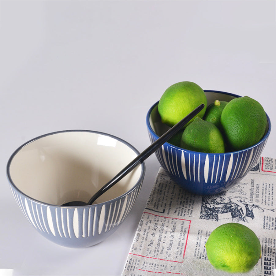Celeste Azure Blue Bowl 550ml Nestasia