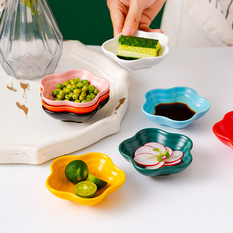 Snow White Floral Dip Bowl Nestasia
