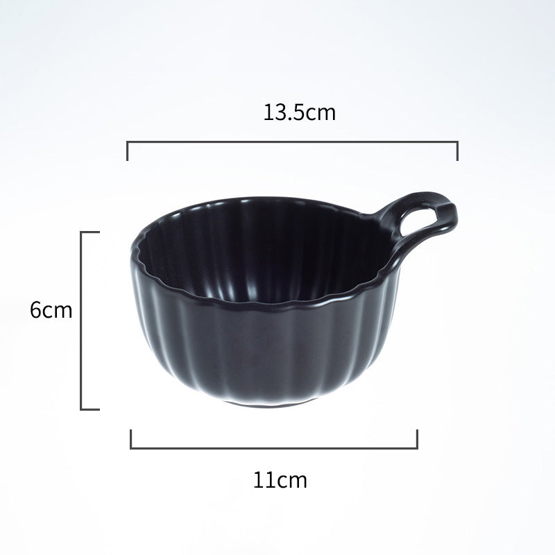 Black Berry Scallop Bowl 250 ml Nestasia