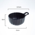 Black Berry Scallop Bowl 250 ml Nestasia
