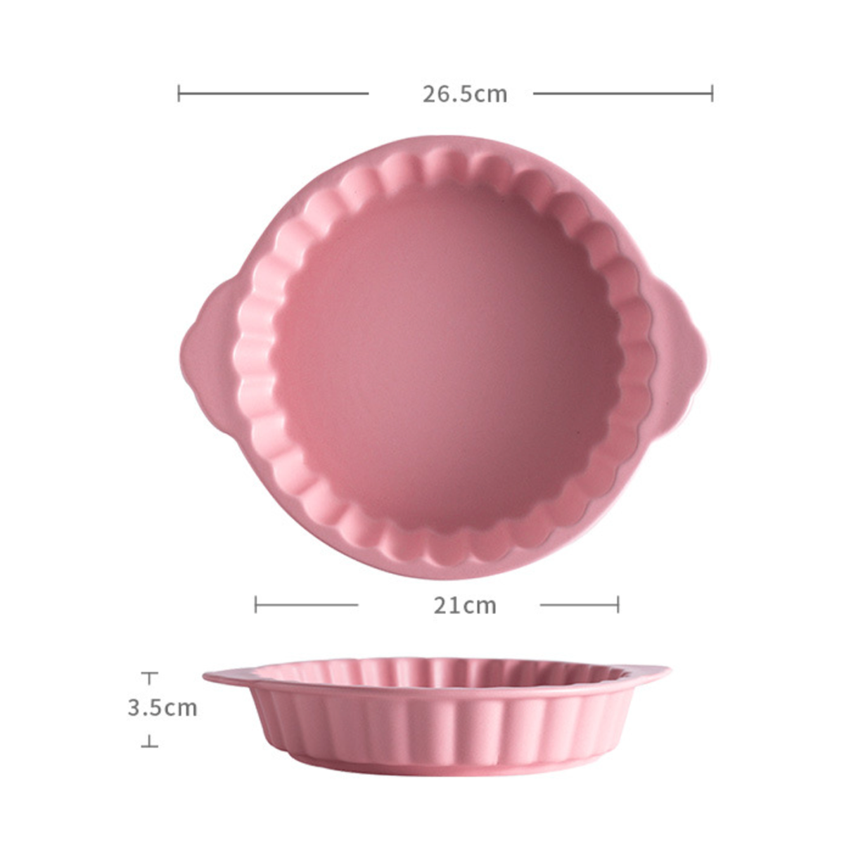 Very Berry Pink Baking Tray 10 Inch Nestasia