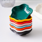 Ruby Red Floral Dip Bowl Nestasia