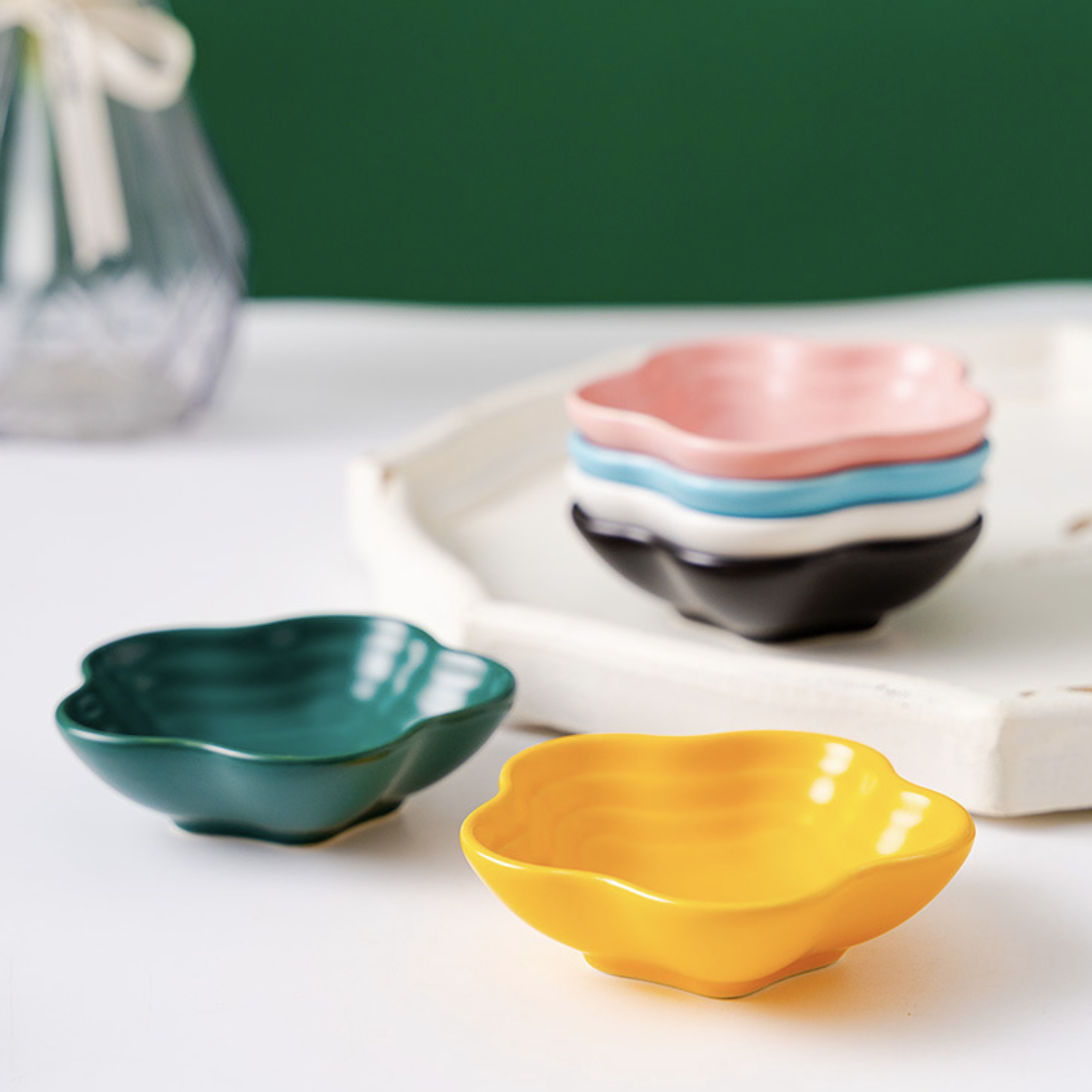 Sunny Side Up Floral Dip Bowl Nestasia