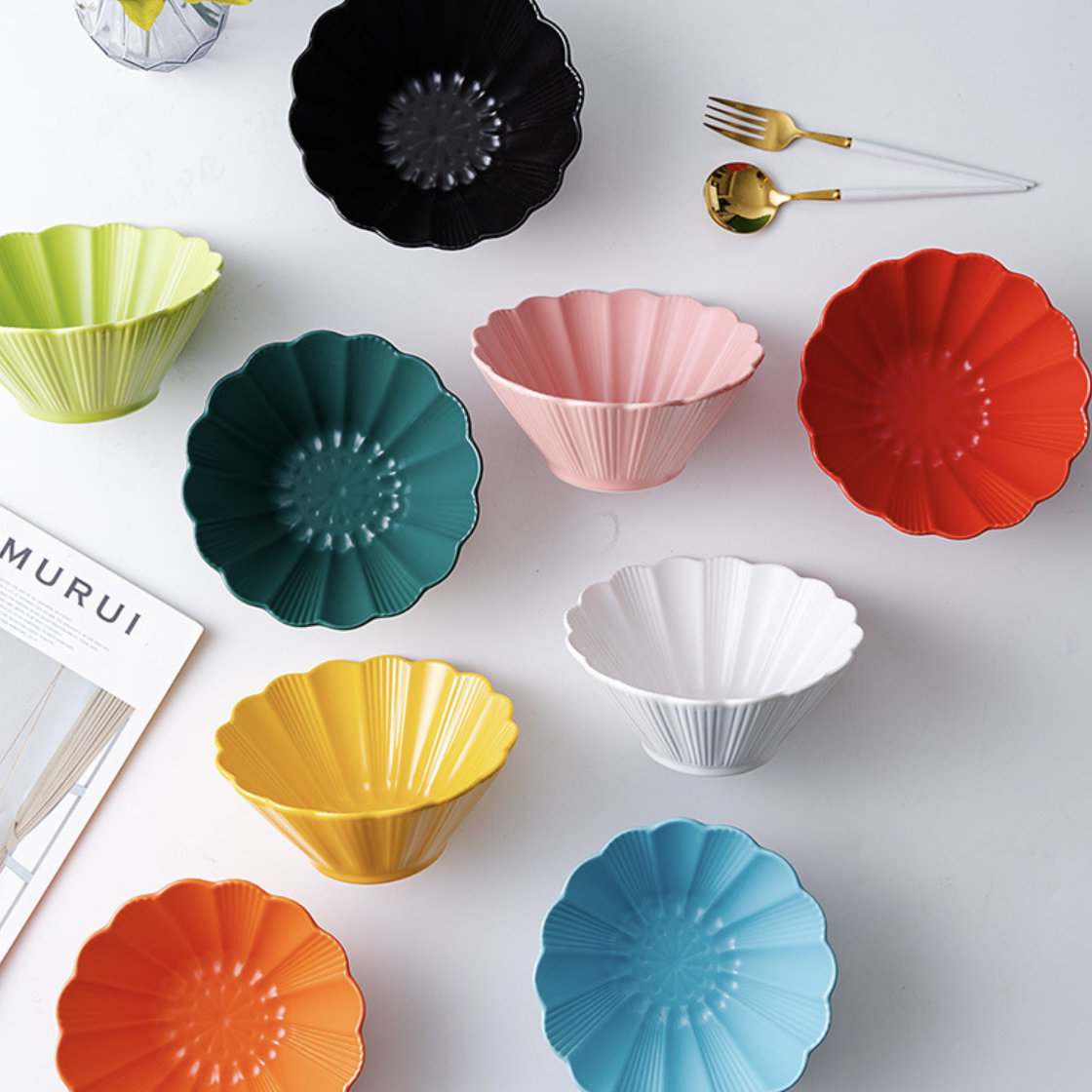 Blue Muffin Ramen Bowl 600 ml Nestasia