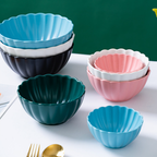 Teal Tantrum Scallop Soup Bowl 250 ml Nestasia