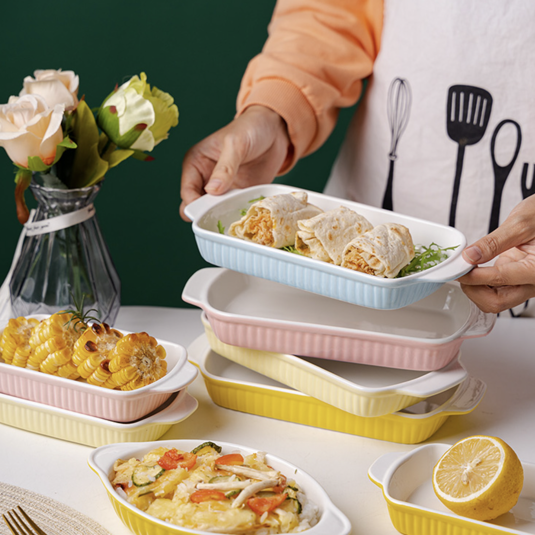 Sunny Side Up Baking Tray 8 Inch Nestasia