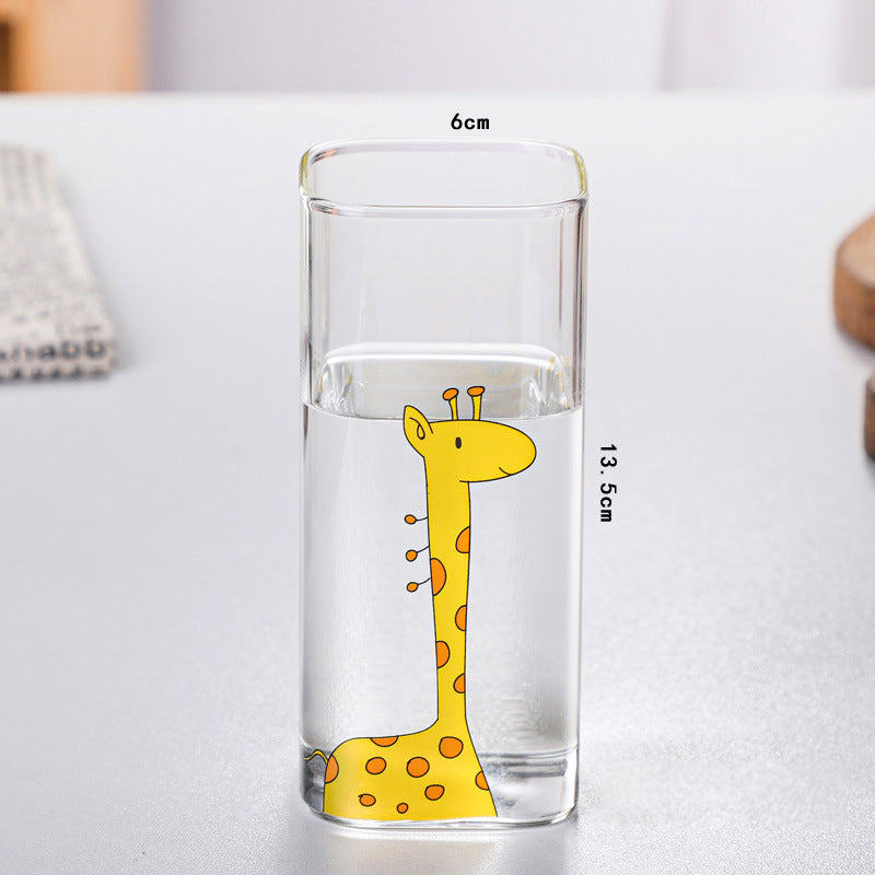 Giraffe Tall Tumbler Transparent Nestasia