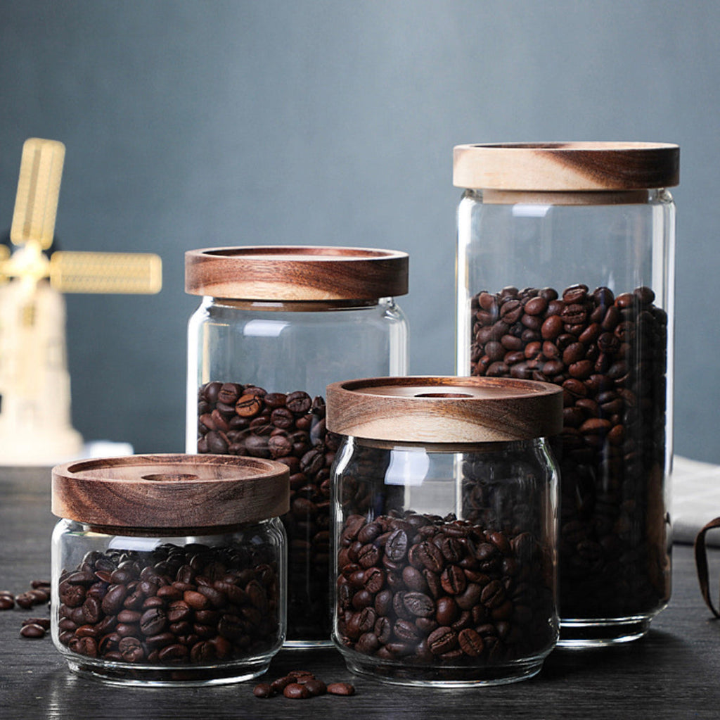 Clear Glass Jar With Lid Small Nestasia