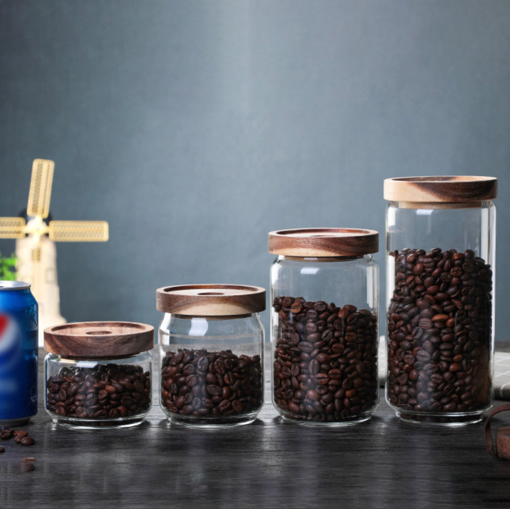 Clear Glass Jar With Lid Small Nestasia