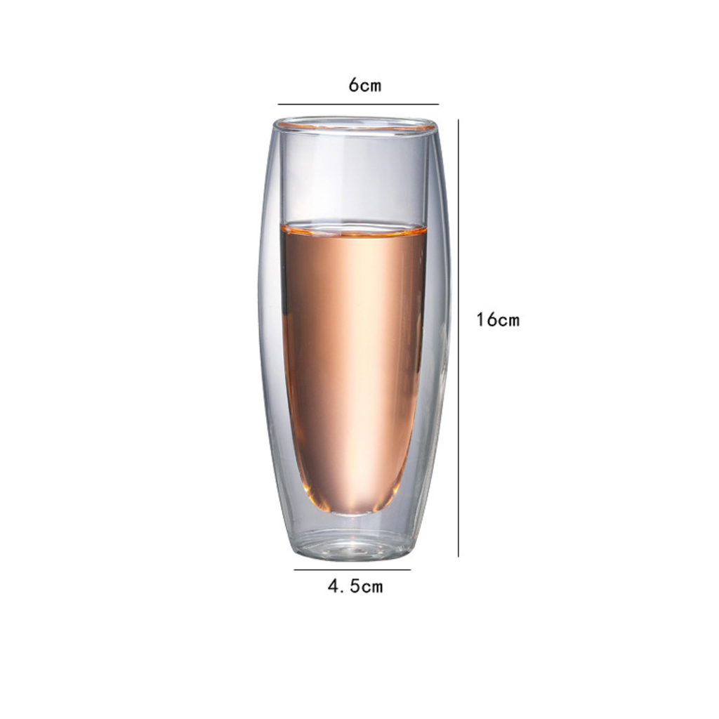 Clear Double Walled Insulated Glass Nestasia