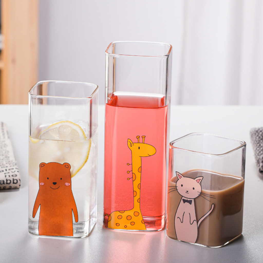 Giraffe Tall Tumbler Transparent Nestasia