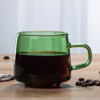 Borosilicate Glass Cup Green Nestasia