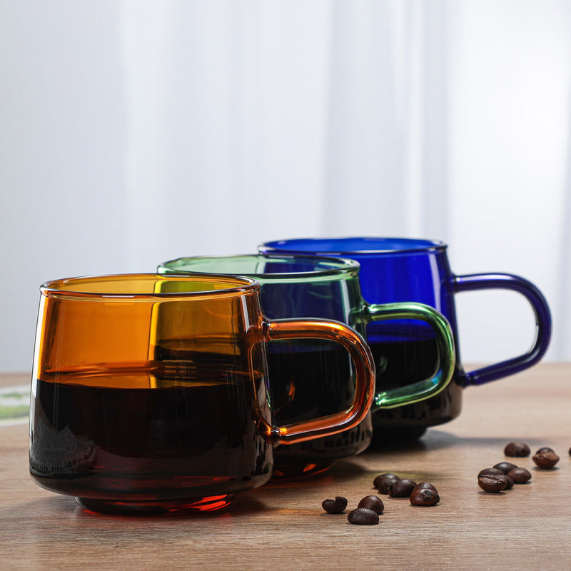 Borosilicate Glass Cup Blue Nestasia