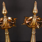 Brass Divine Samai Lamp Pair (25 Inch) Vedansh Craft
