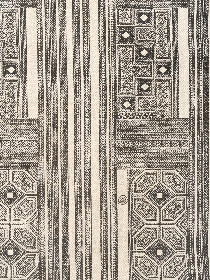 Bela Cotton Printed Rug Contrast Living