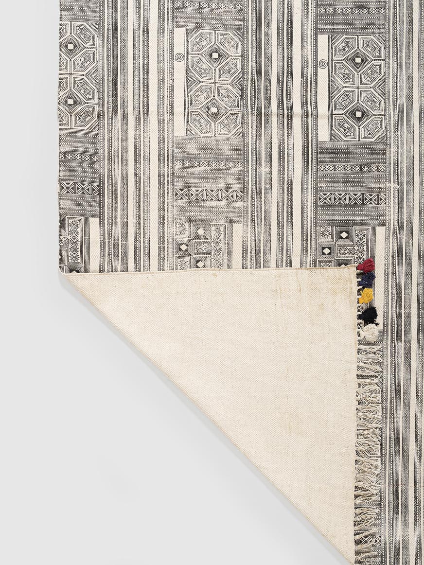 Frost Cotton Printed Rug Contrast Living