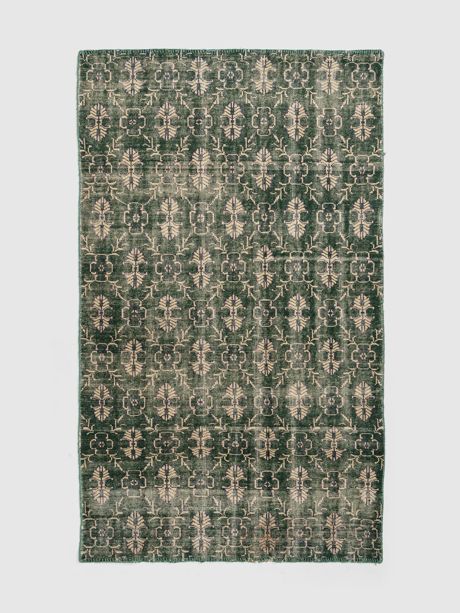 Budgam Wool Knotted Carpet Contrast Living