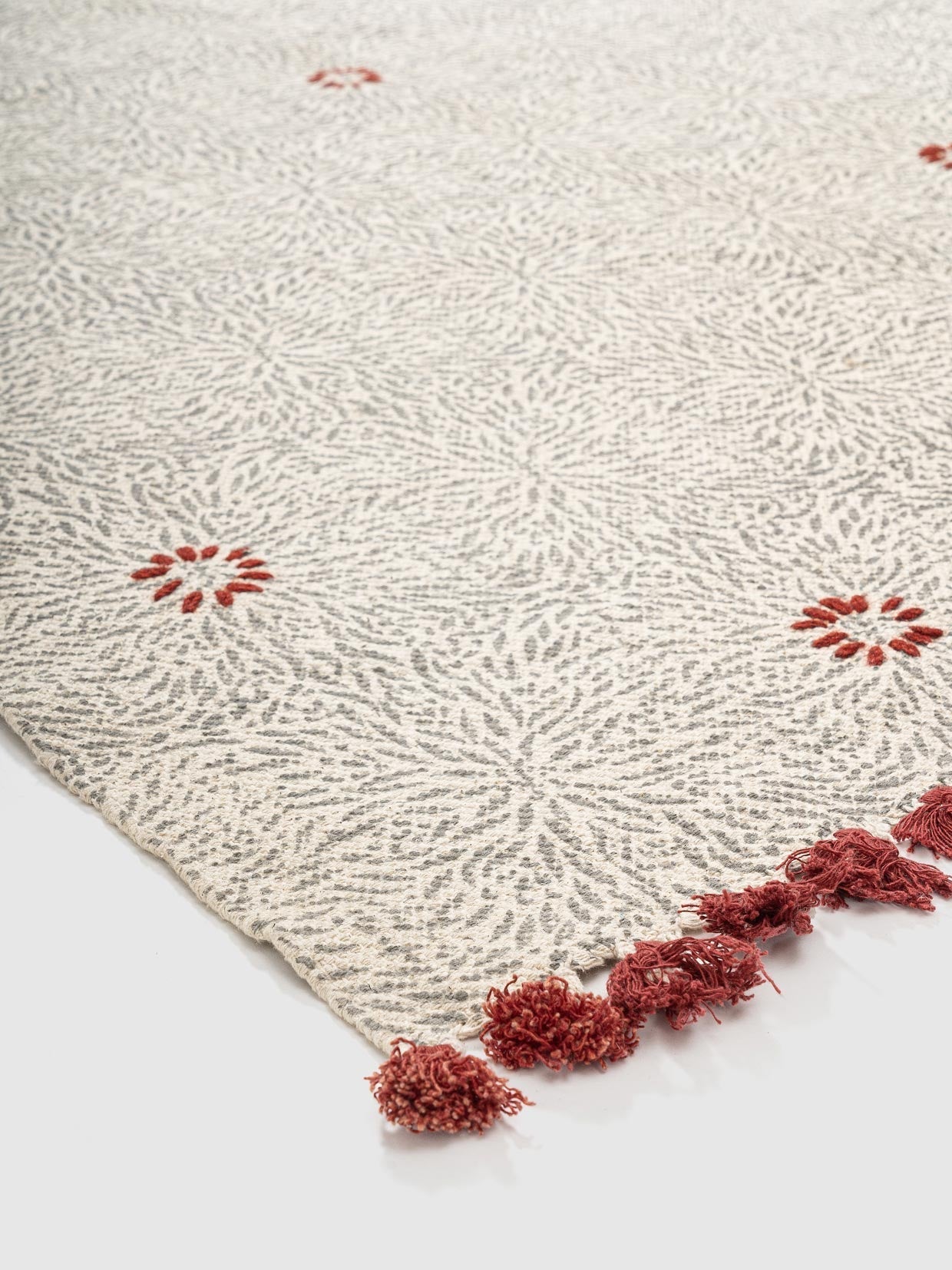 Thistle Cotton Printed Rug Contrast Living