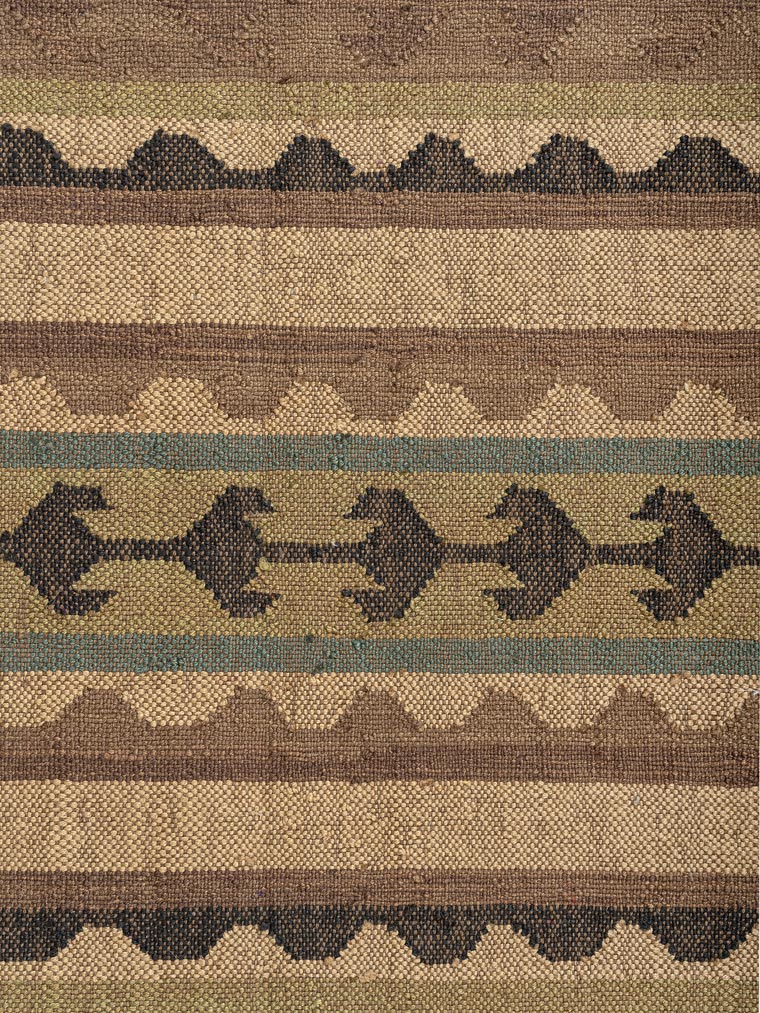 Orem Jute Kilim Rug Contrast Living