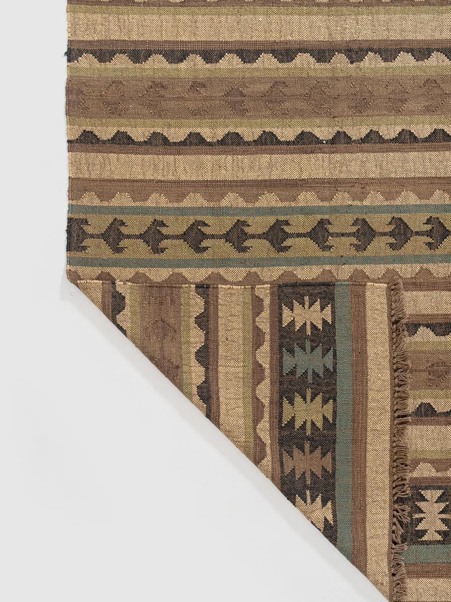Orem Jute Kilim Rug Contrast Living