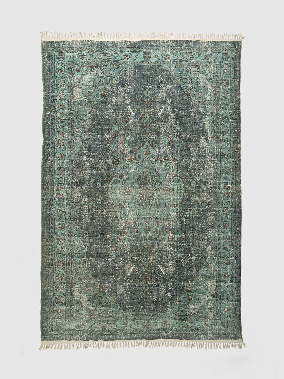 Sento Cotton Printed Rug Contrast Living