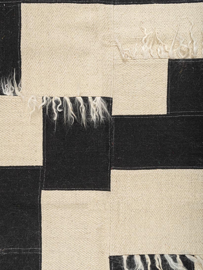 Umbra Wool Patch Rug Contrast Living