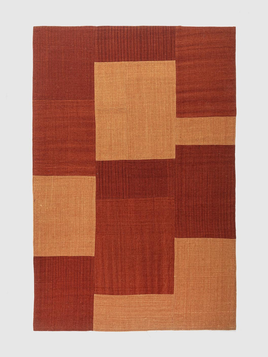 Torus Wool Patch Rug Contrast Living