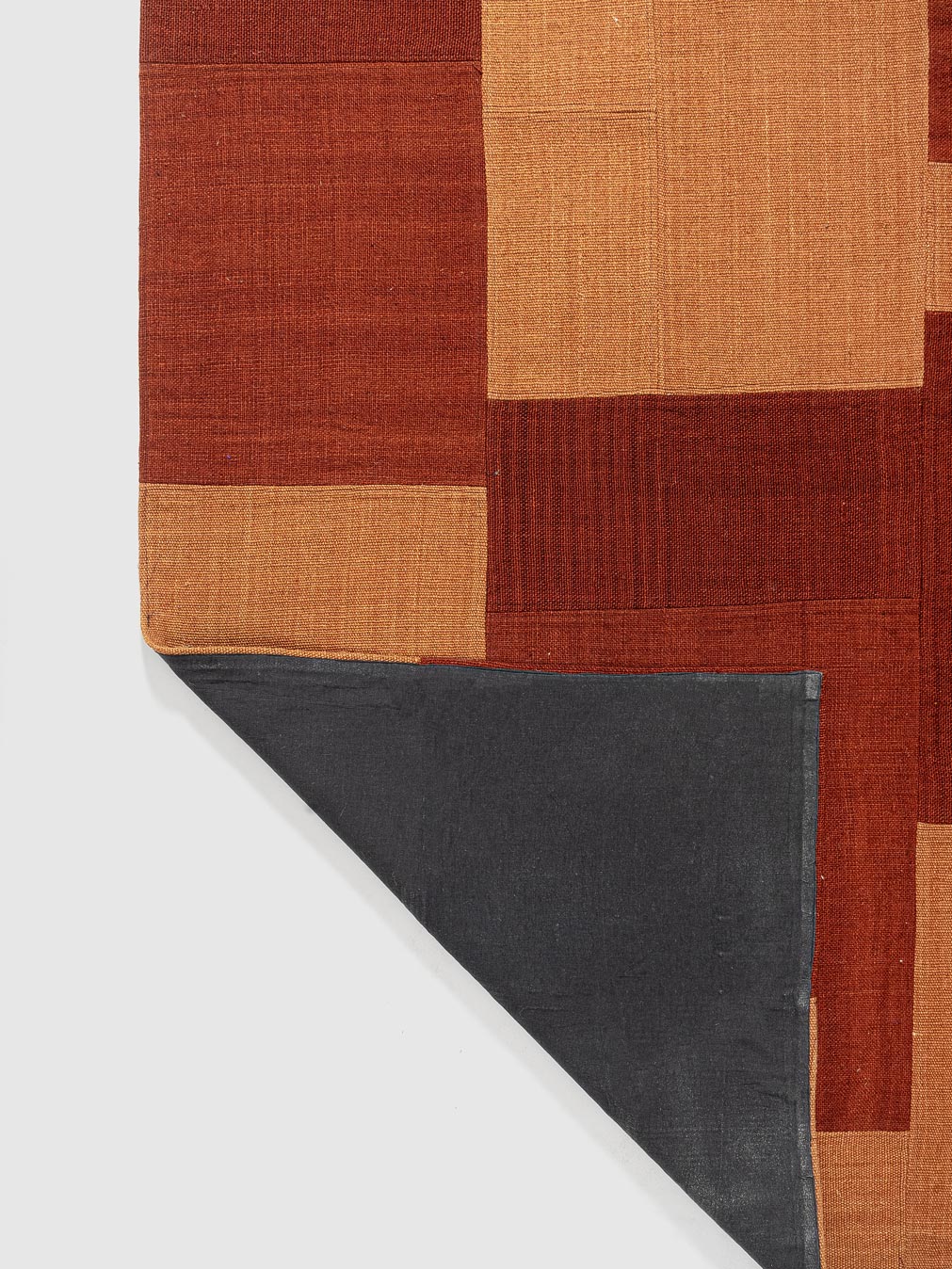 Torus Wool Patch Rug Contrast Living