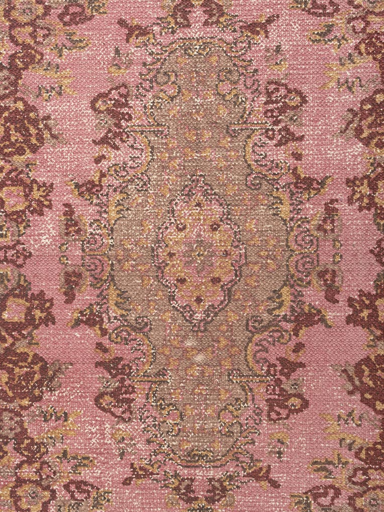 Merrin Cotton Printed Rug Contrast Living