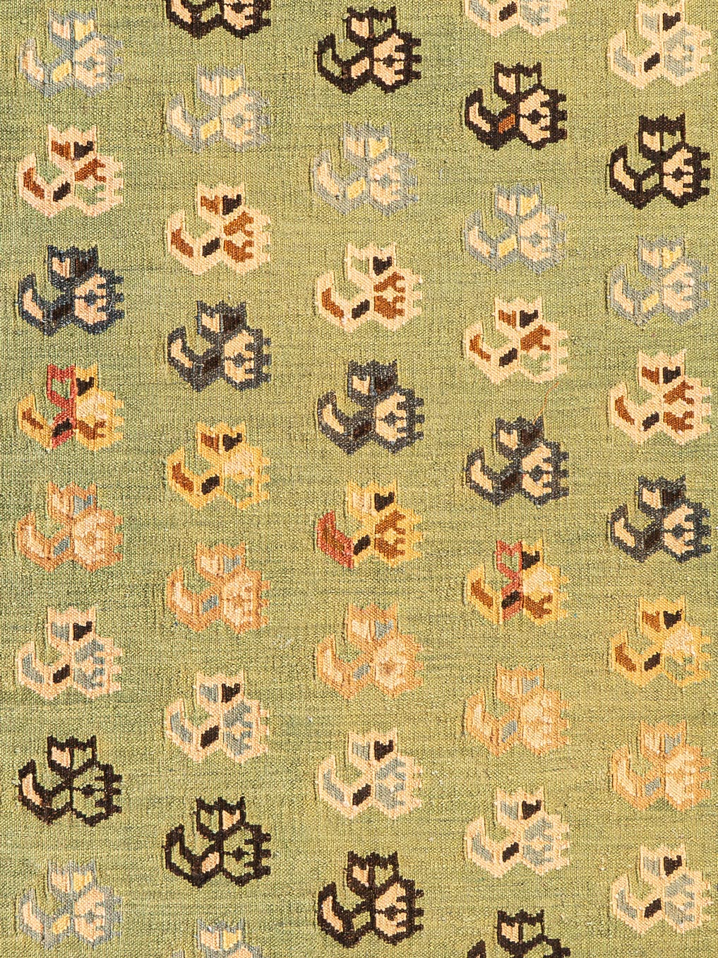 Celadon Drift Jute Killim Rug Contrast Living