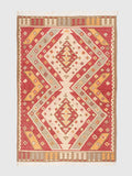Granada Crest Jute Kilim Rug Contrast Living