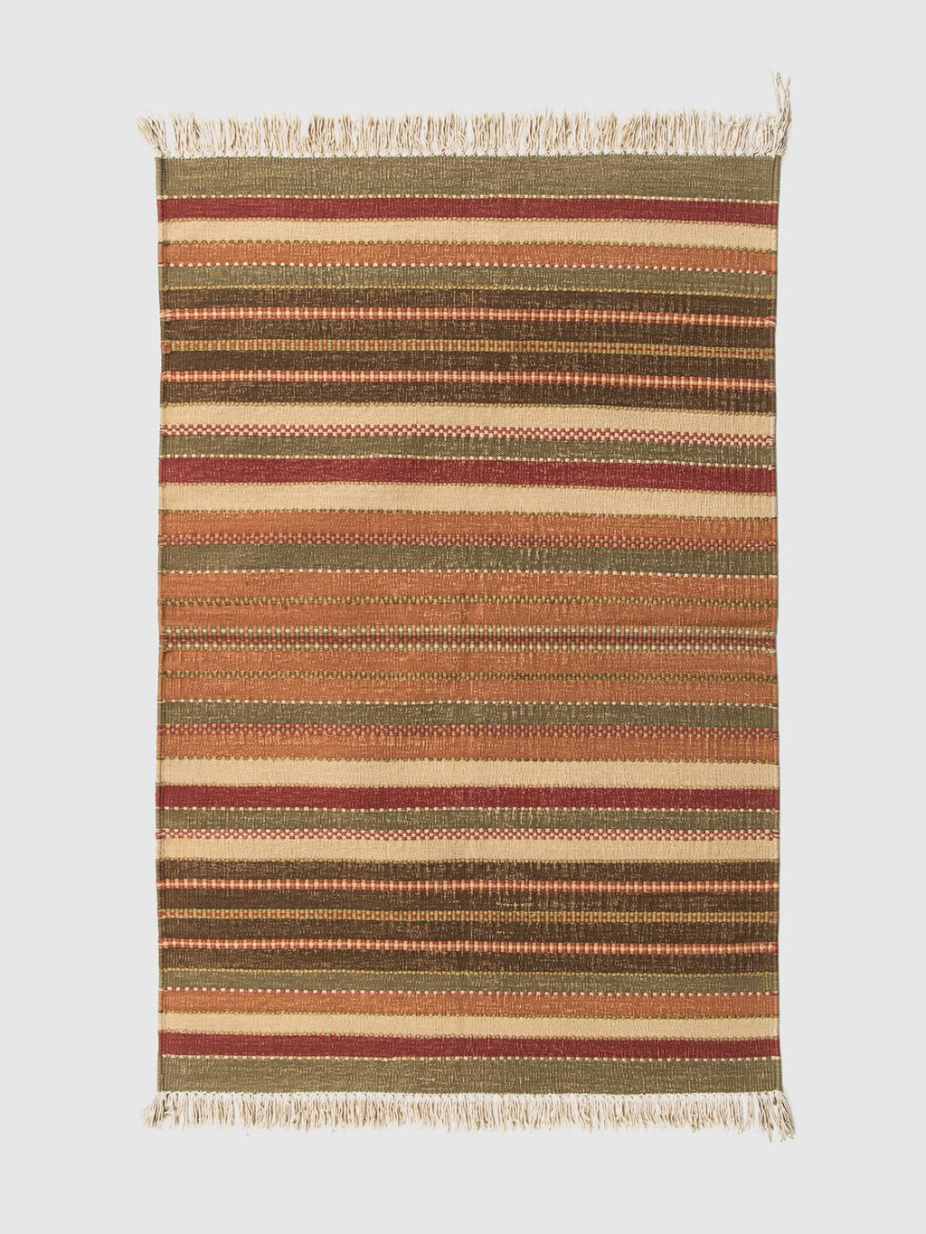 Celvin Cotton Panja Rug Contrast Living