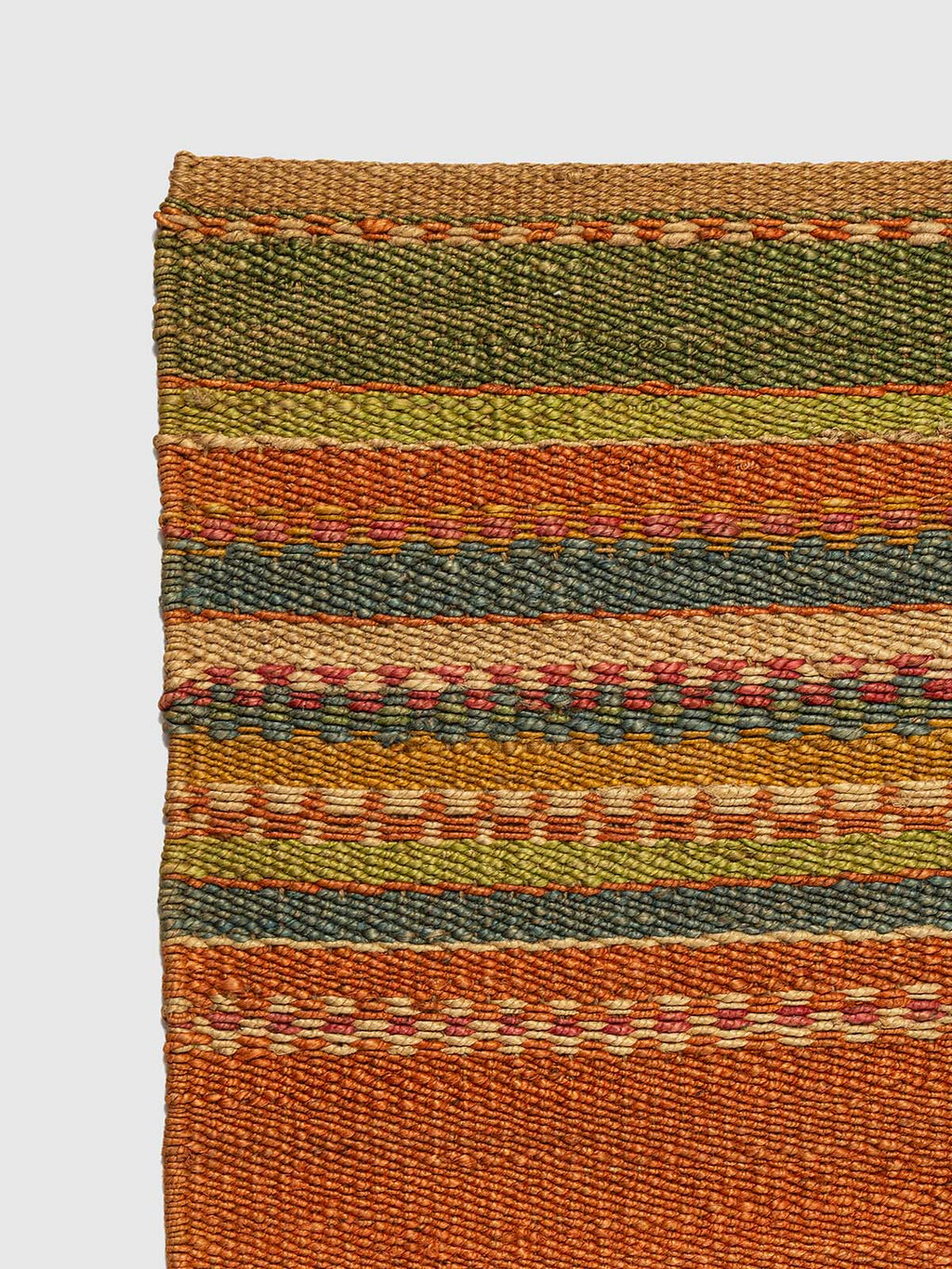 Hirai Jute Sumak Runner Contrast Living
