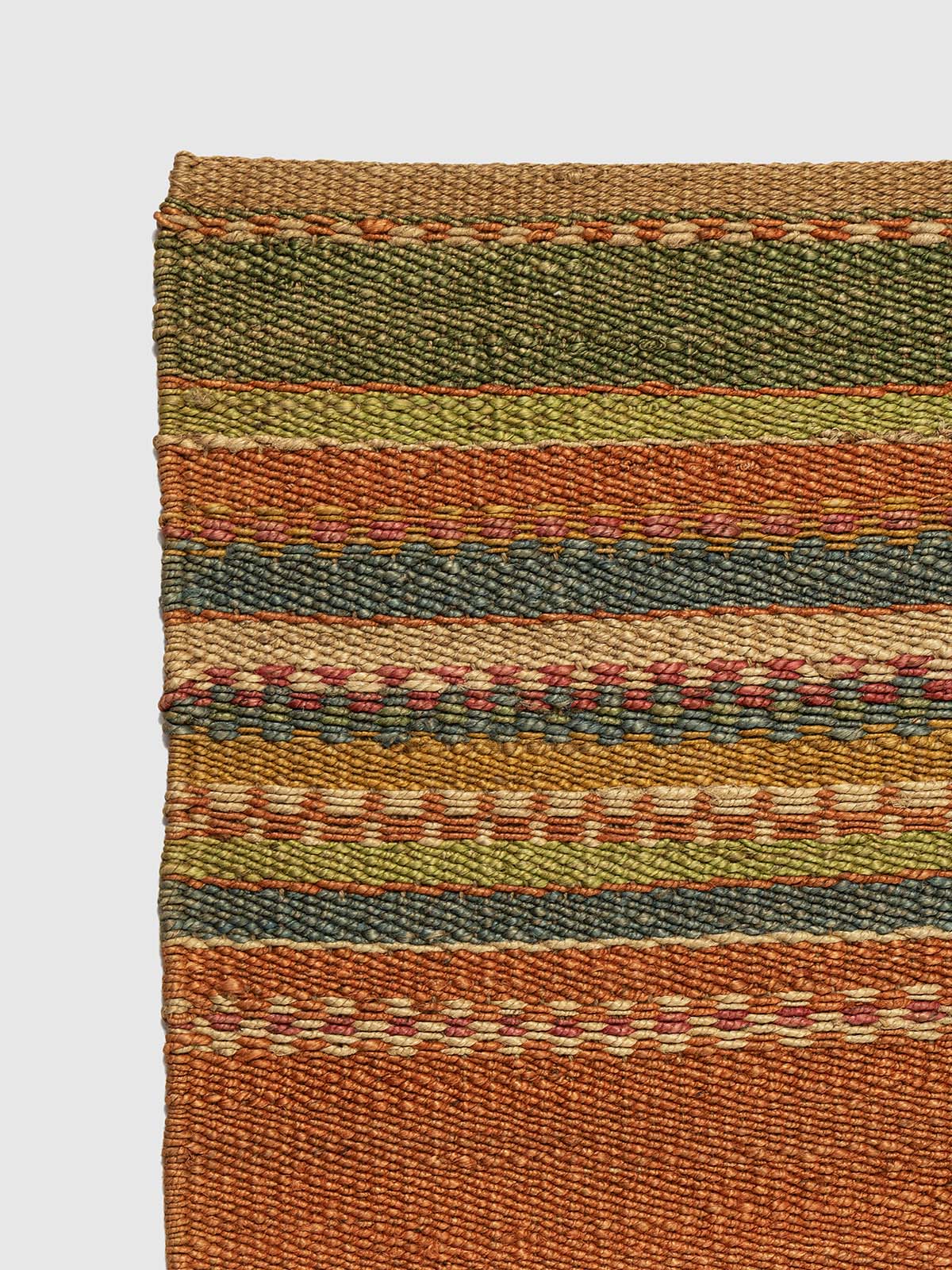 Hirai Jute Sumak Runner Contrast Living