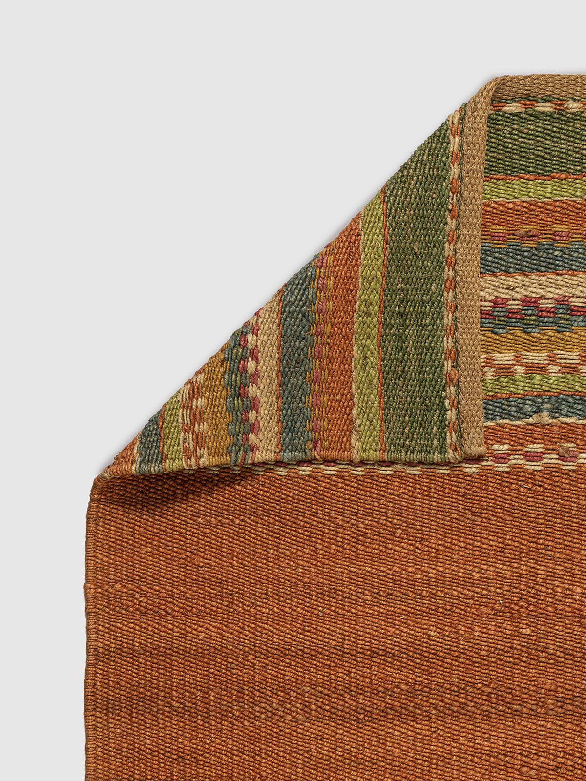 Hirai Jute Sumak Runner Contrast Living