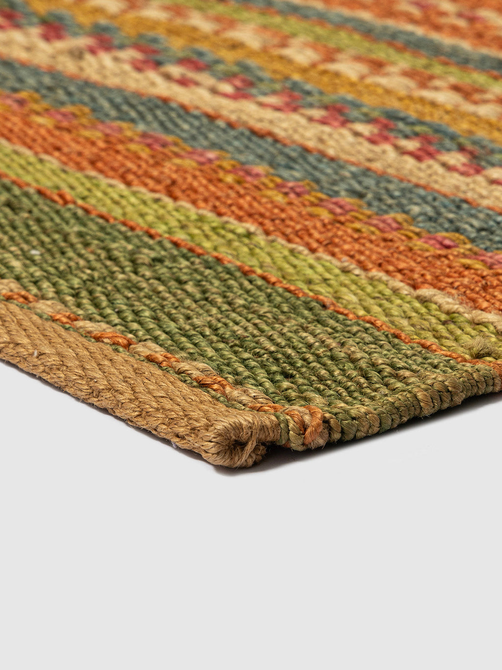 Hirai Jute Sumak Runner Contrast Living
