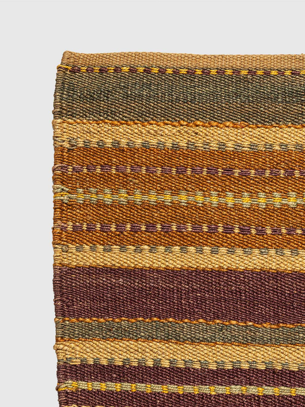 Nippori Jute Sumak Runner Contrast Living