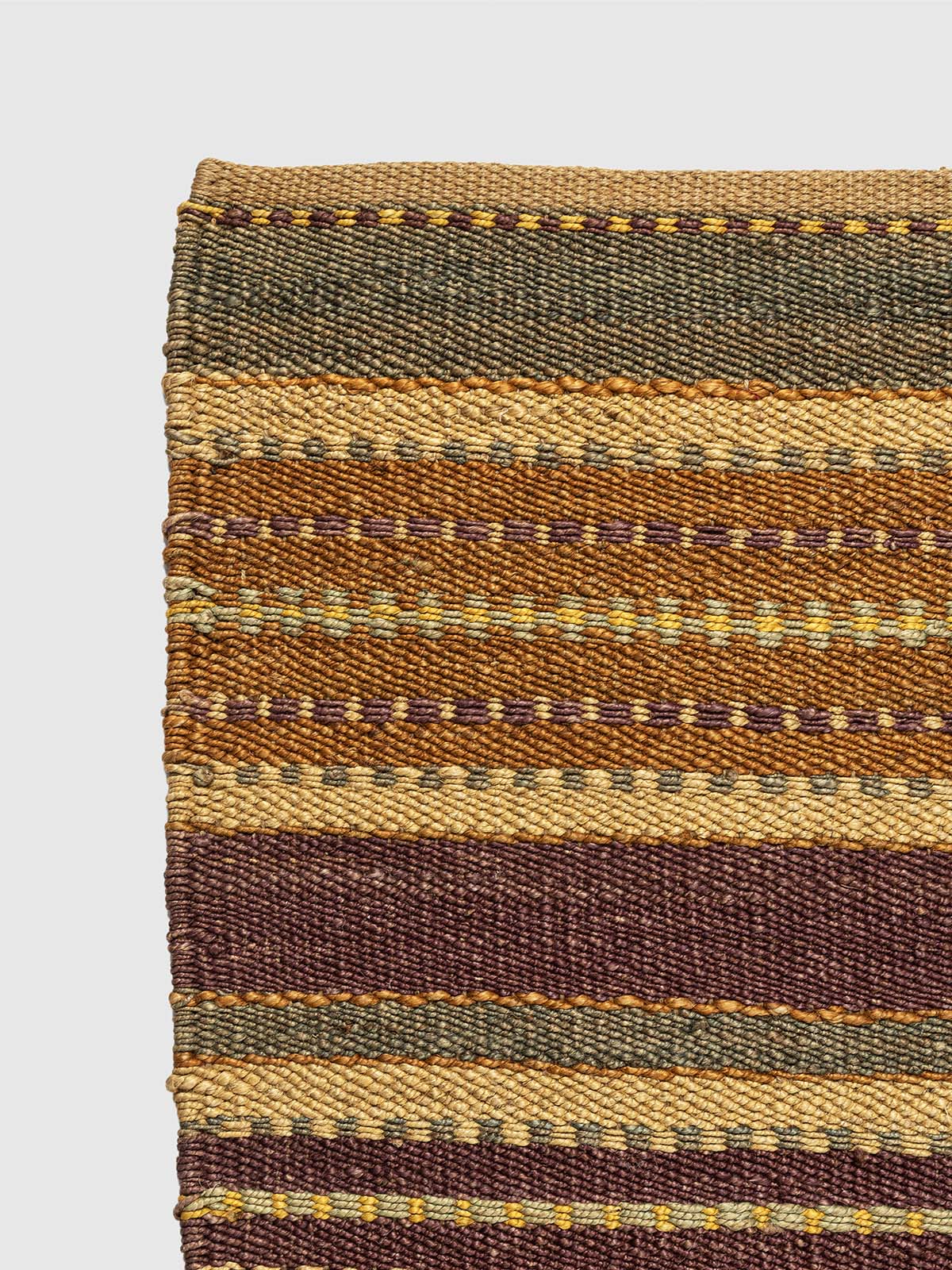 Nippori Jute Sumak Runner Contrast Living