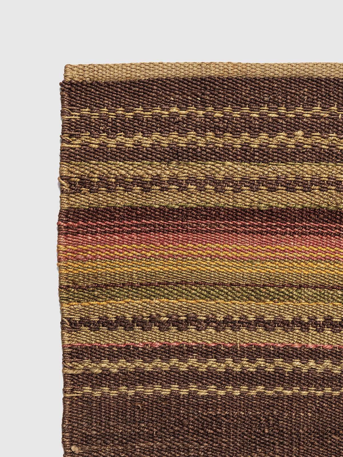Asagaya Jute Sumak Runner Contrast Living