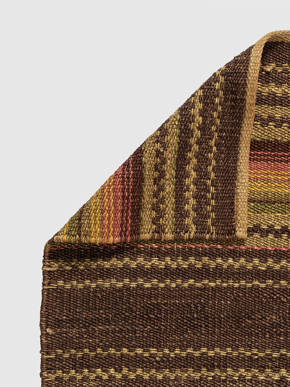 Asagaya Jute Sumak Runner Contrast Living