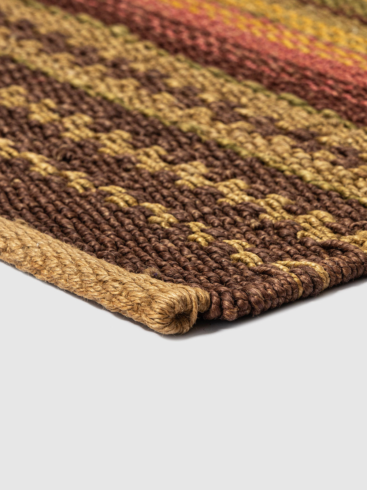 Asagaya Jute Sumak Runner Contrast Living