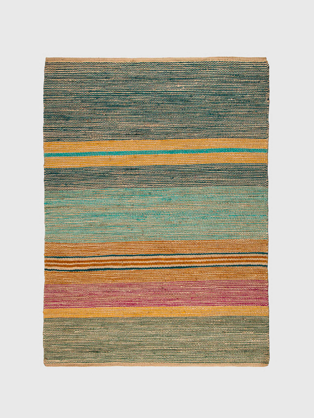 Olio Jute Sindhi Rug Contrast Living