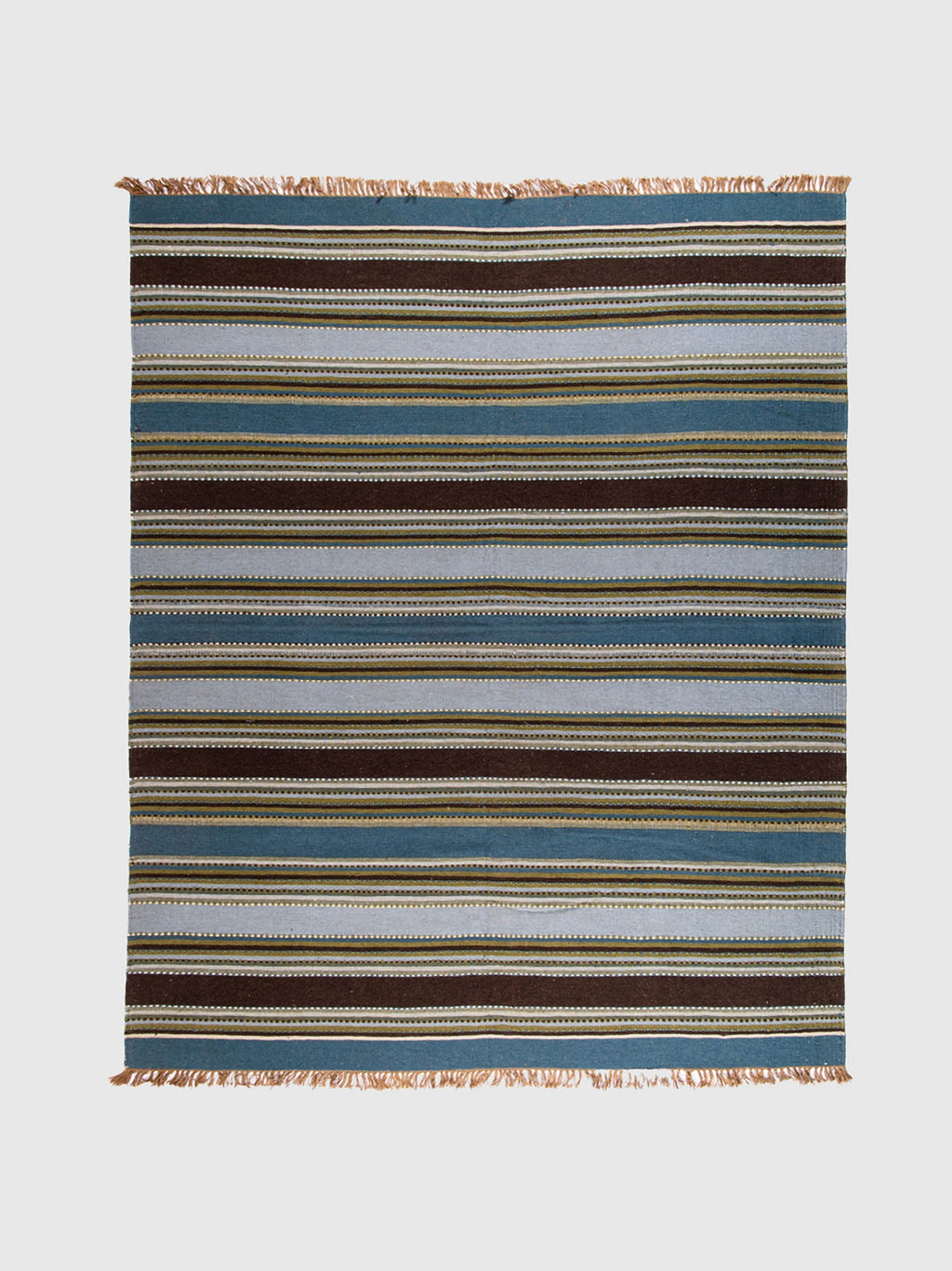 Piccolo Jute Wool Sindhi Rug Contrast Living