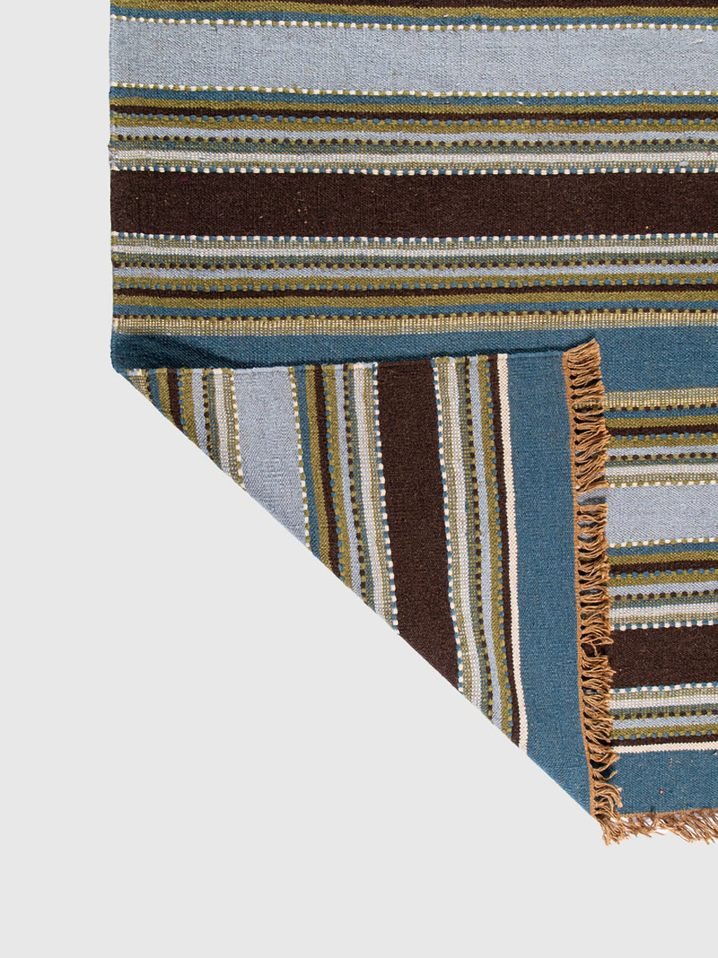Piccolo Jute Wool Sindhi Rug Contrast Living