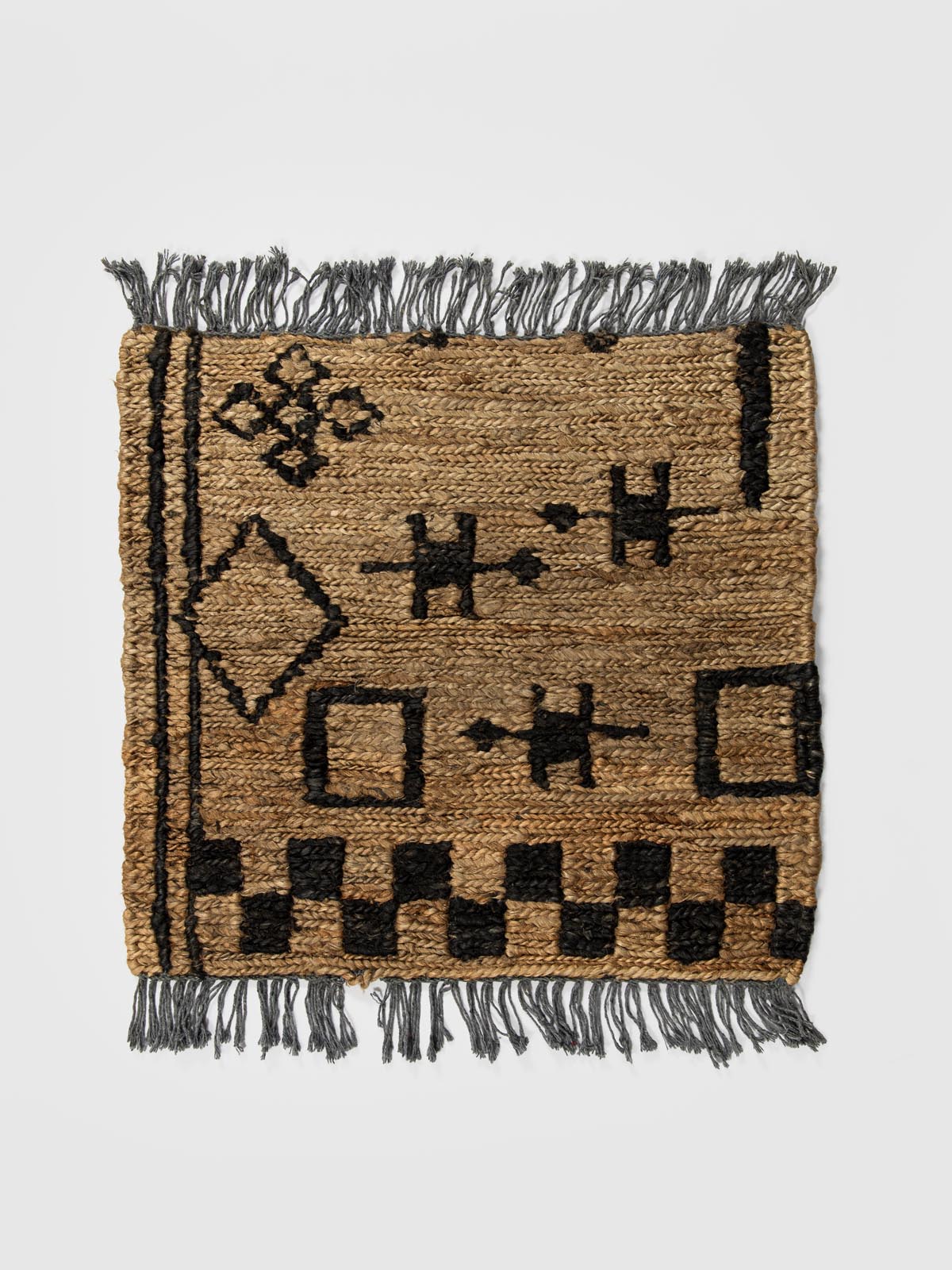 Malimbu Jute Floor Mat Contrast Living