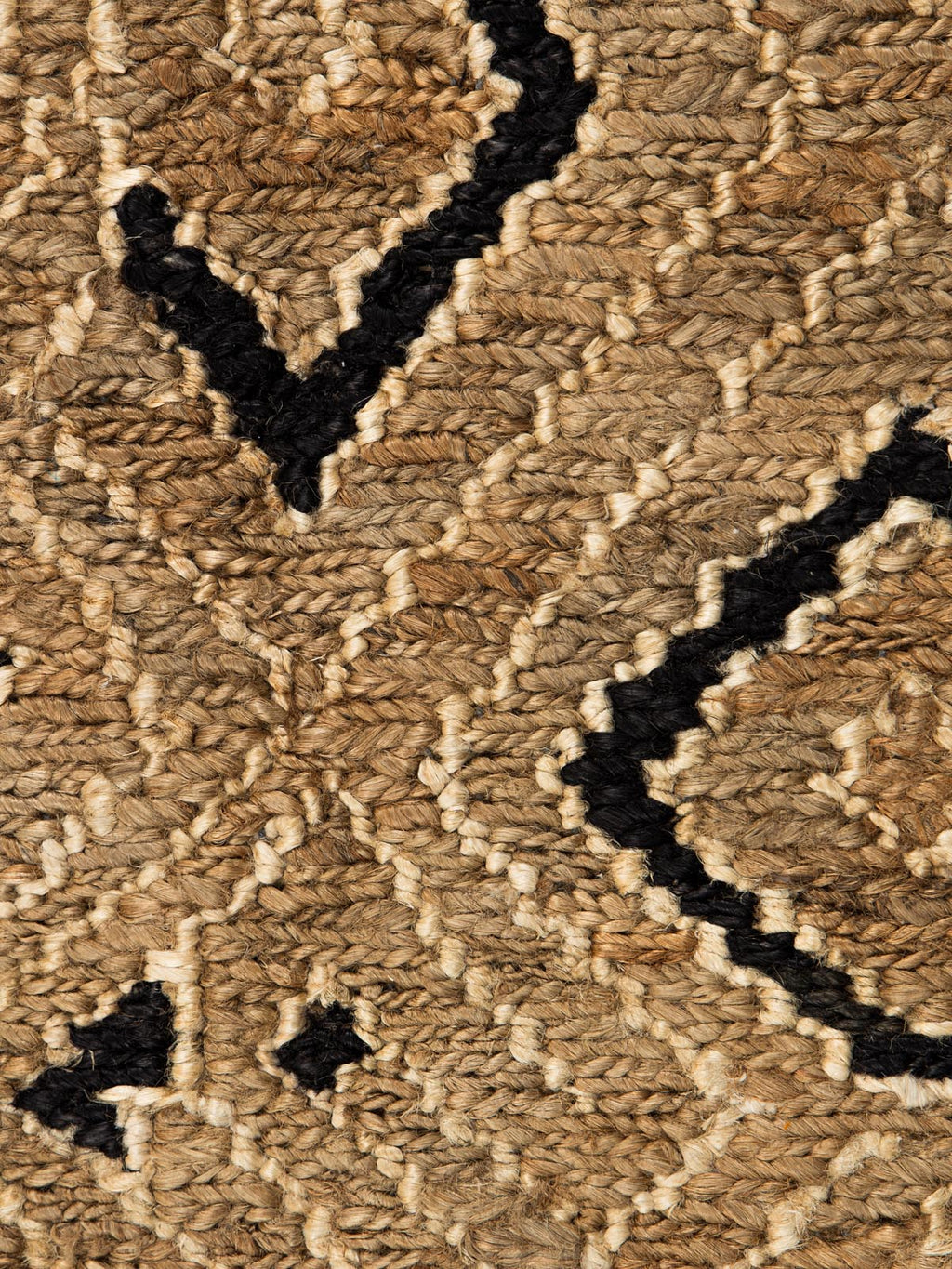 Roserri Jute Floor Mat Contrast Living