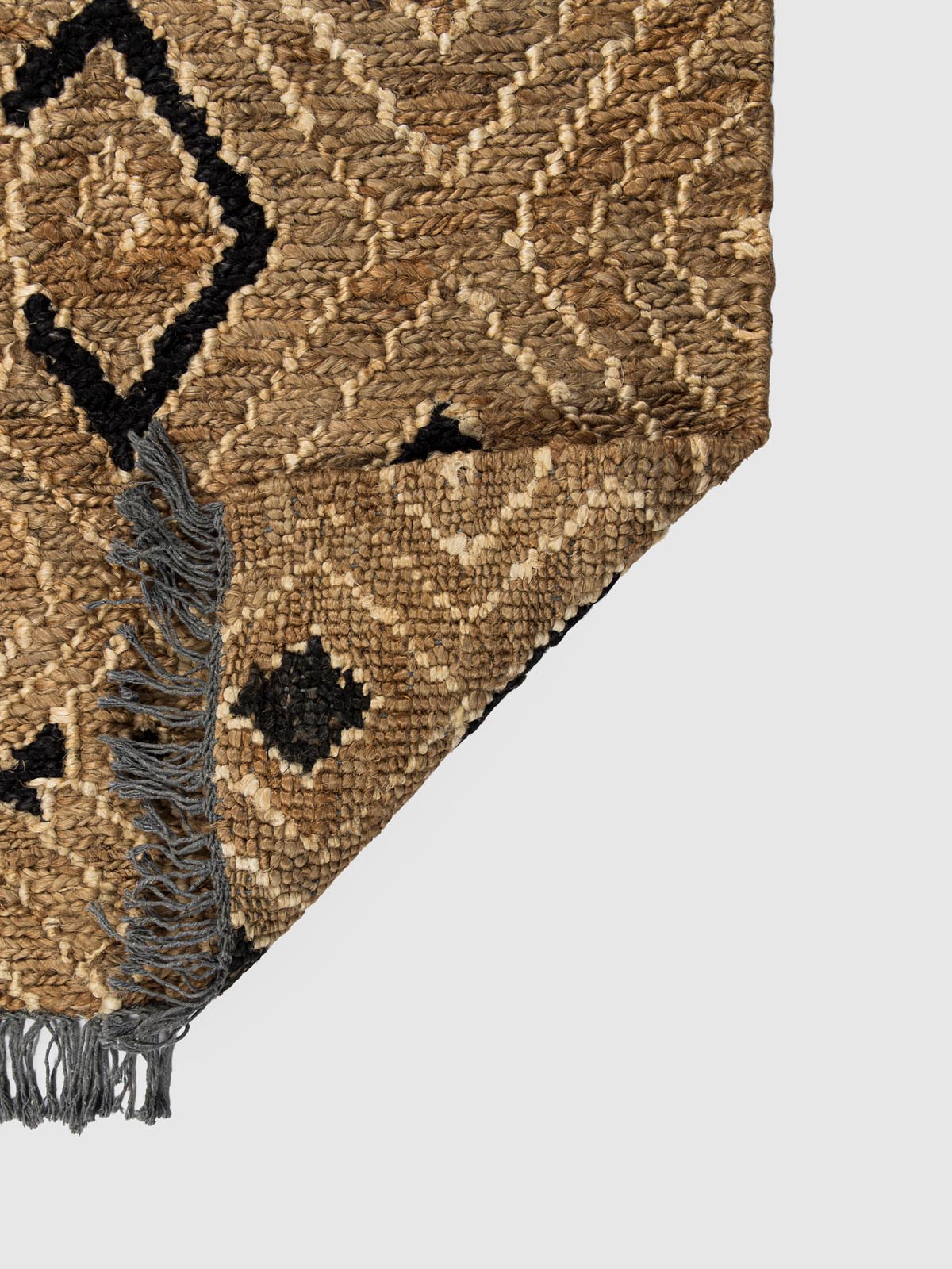 Roserri Jute Floor Mat Contrast Living